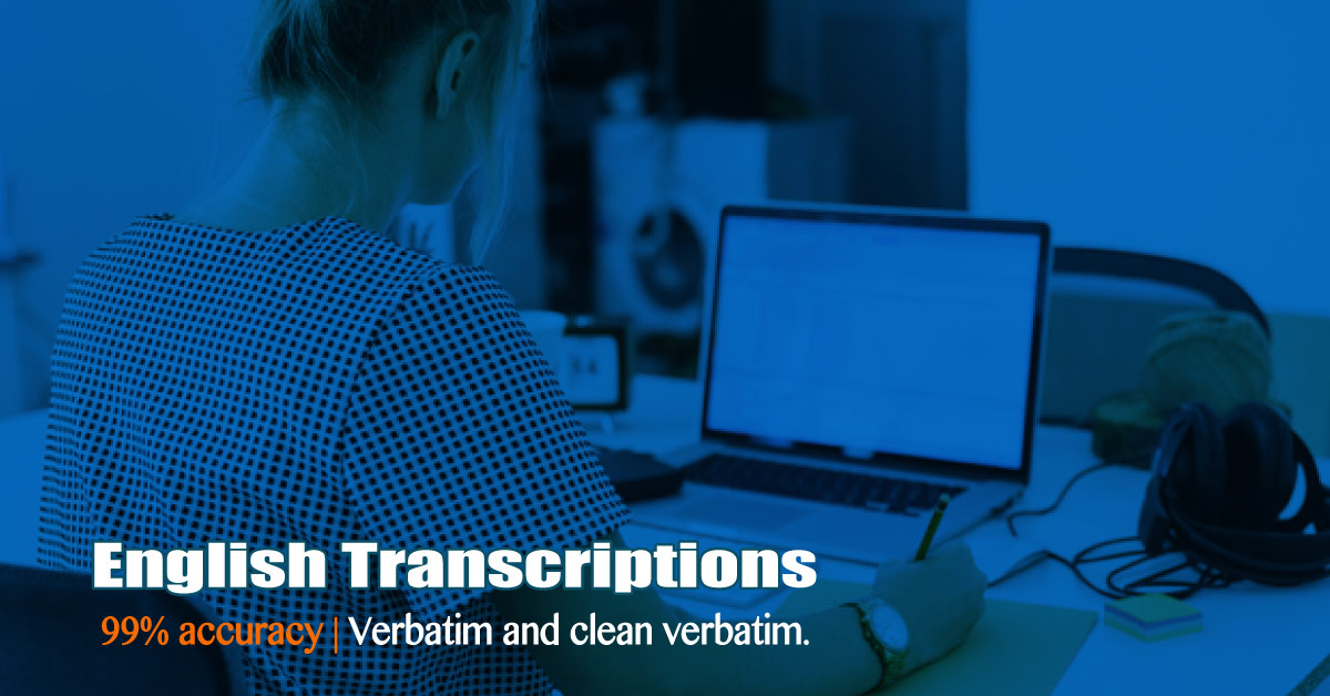 English transcriptions services