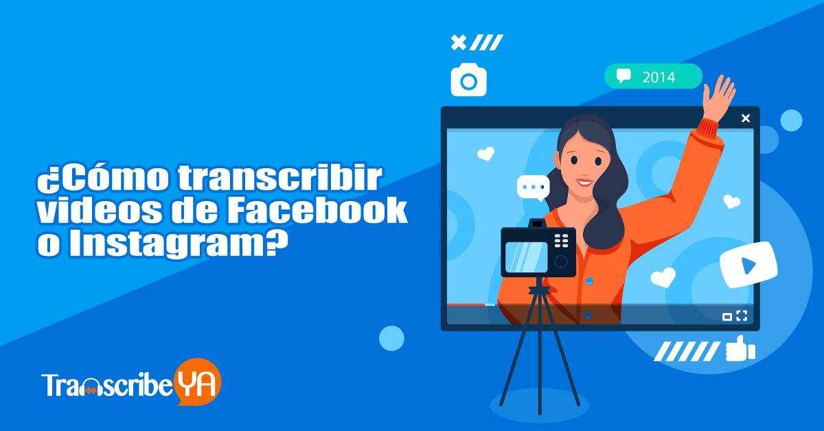 Cómo transcribir videos de Facebook e Instagram