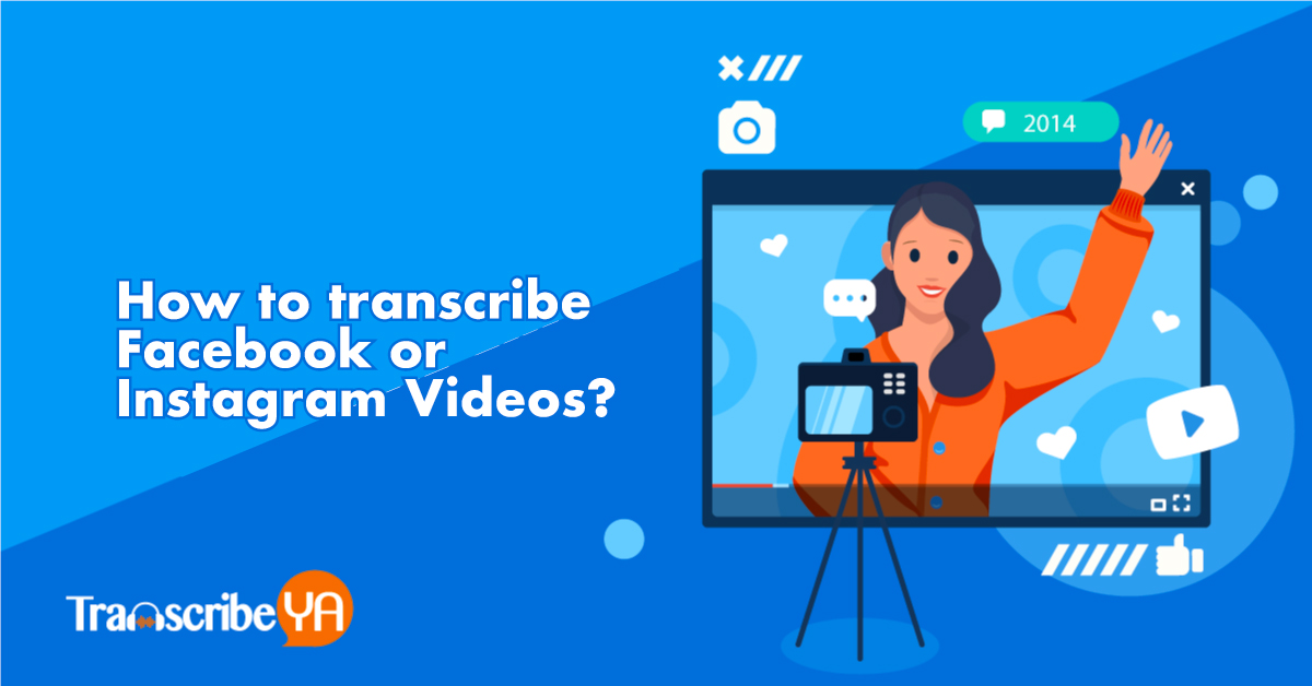 How to transcribe Instagram or Facebook videos